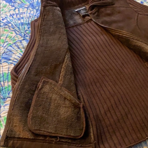 EUC E Studio vintage chocolate brown jacket - Picture 4 of 6